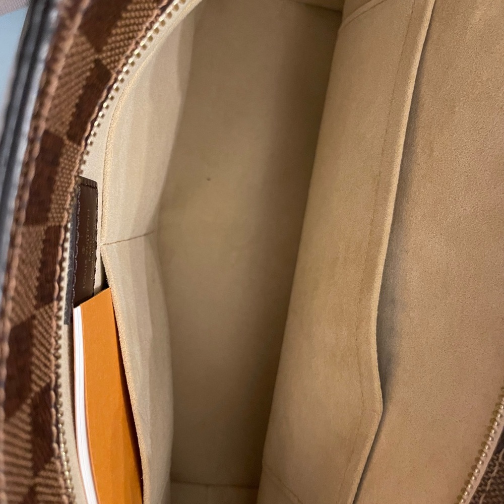 Louis Vuitton Damier Shoulder Bag with zipper Brown Cream (W/ lock & key) N44022 - Picture 11 of 15